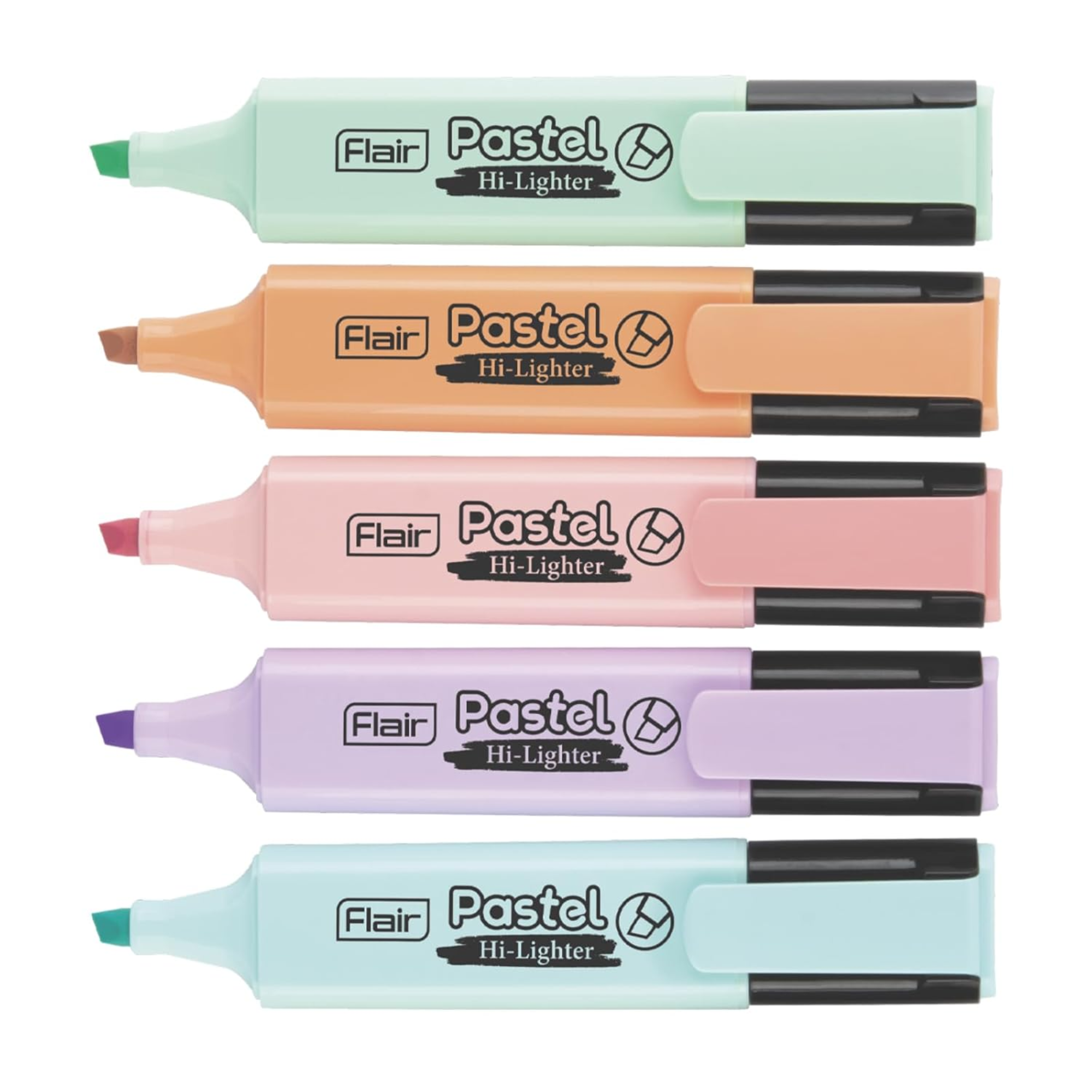 FLAIR Pastel 5 Shades Hi-lighter Pouch Pack | Flex...